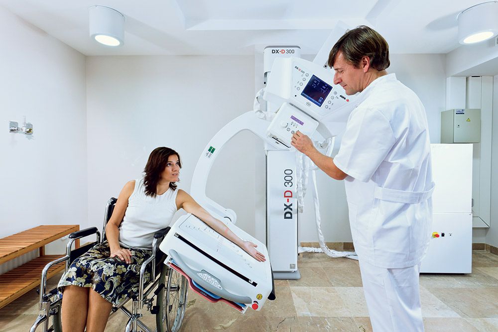 Billeddiagnostisk udstyr til kiropraktorer og fysioterapeuter - Agfa DX-D 300