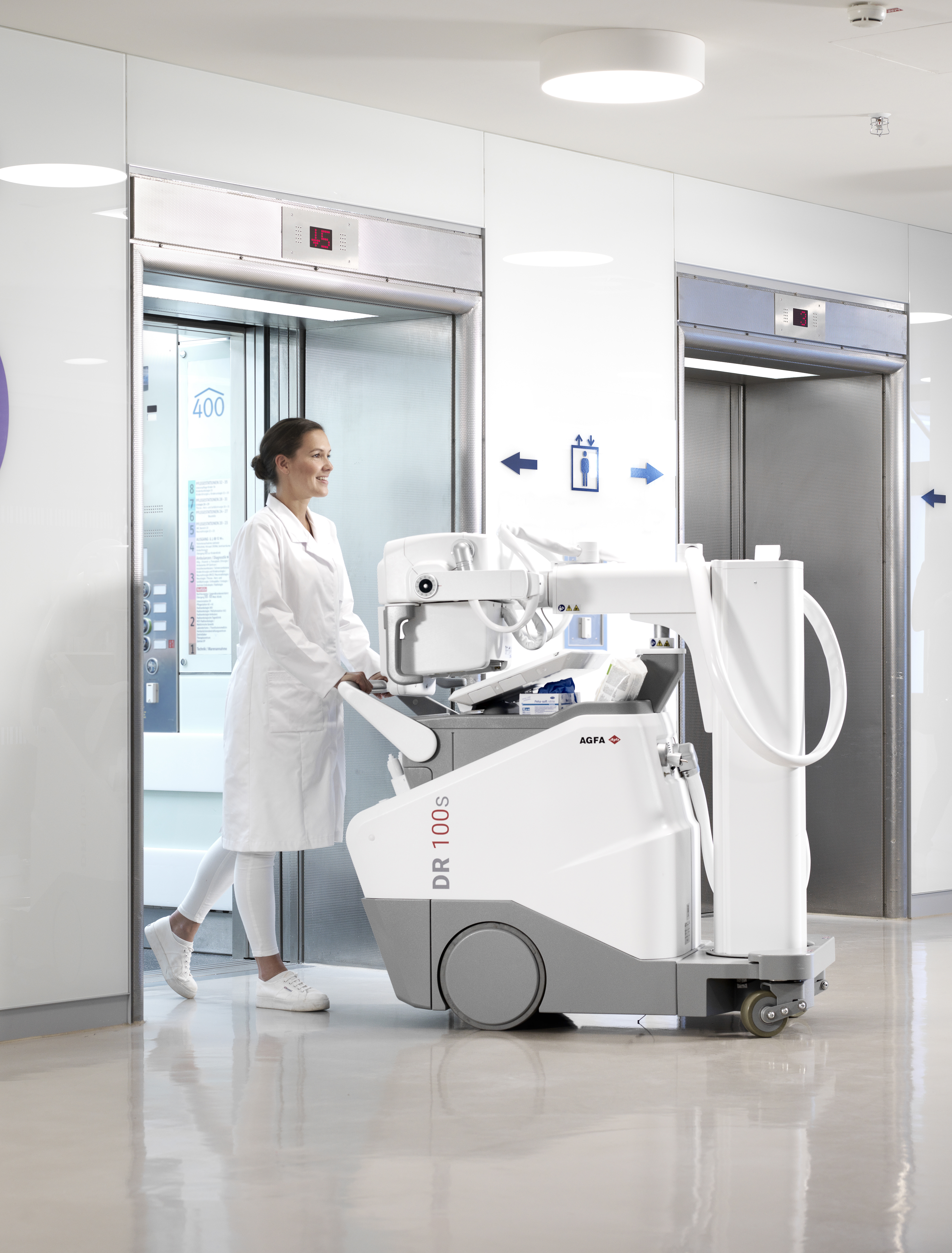 Din foretrukne partner på diagnostisk udstyr - Agfa DR 100s - Mobil røntgen