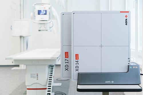 Loftmonteret røntgenapparat - semiautomatisk